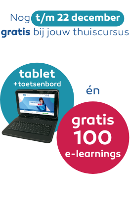 Gratis Tablet + toetsenbord bij elke inschrijving*