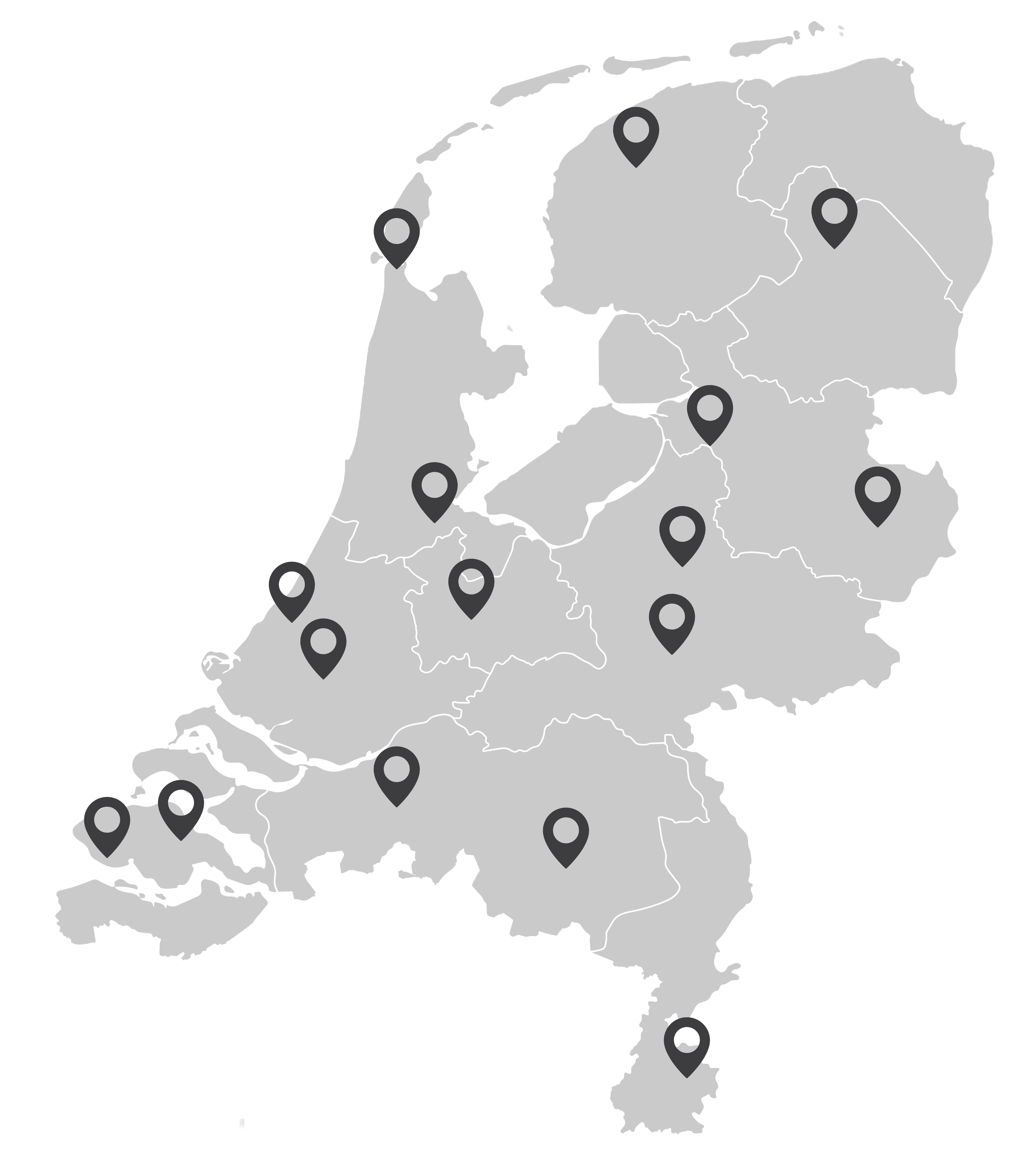Altijd een examenlocatie bij jou in de buurt.
