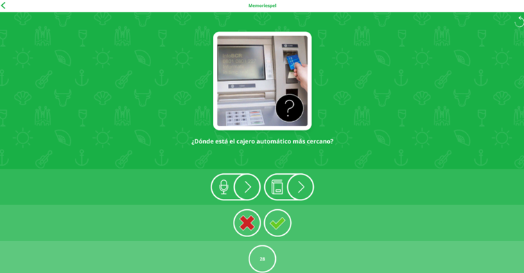 Memoryspel met spraakoefeningen