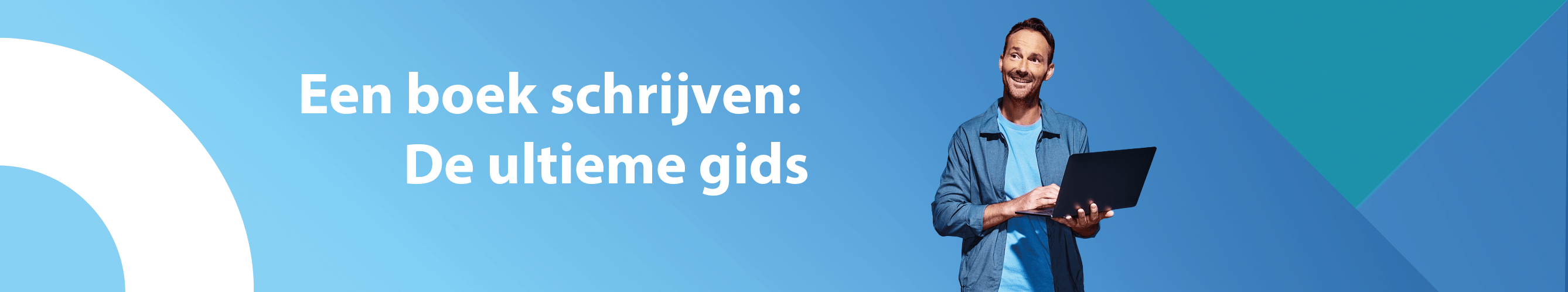 Banner boek schrijven pagina