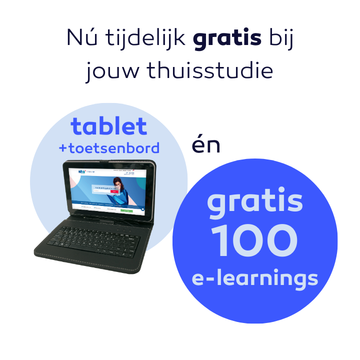 Gratis Tablet incl. toetsenbord bij inschrijving