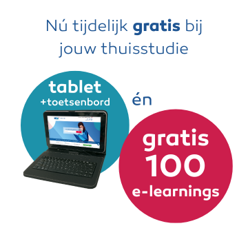 Gratis Tablet incl. toetsenbord bij inschrijving