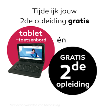 Gratis Tablet incl. toetsenbord bij inschrijving