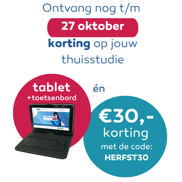 Gratis Tablet incl. toetsenbord bij inschrijving