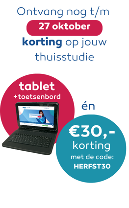 Gratis Tablet incl. toetsenbord bij inschrijving