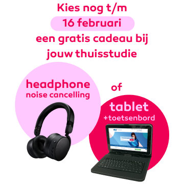 Gratis Tablet incl. toetsenbord bij inschrijving