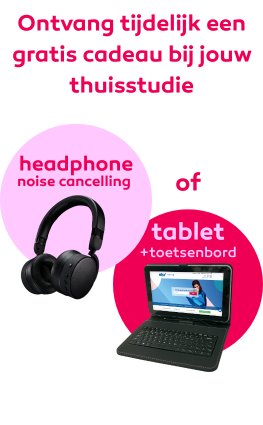 Gratis Tablet incl. toetsenbord bij inschrijving