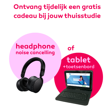 Gratis Tablet incl. toetsenbord bij inschrijving